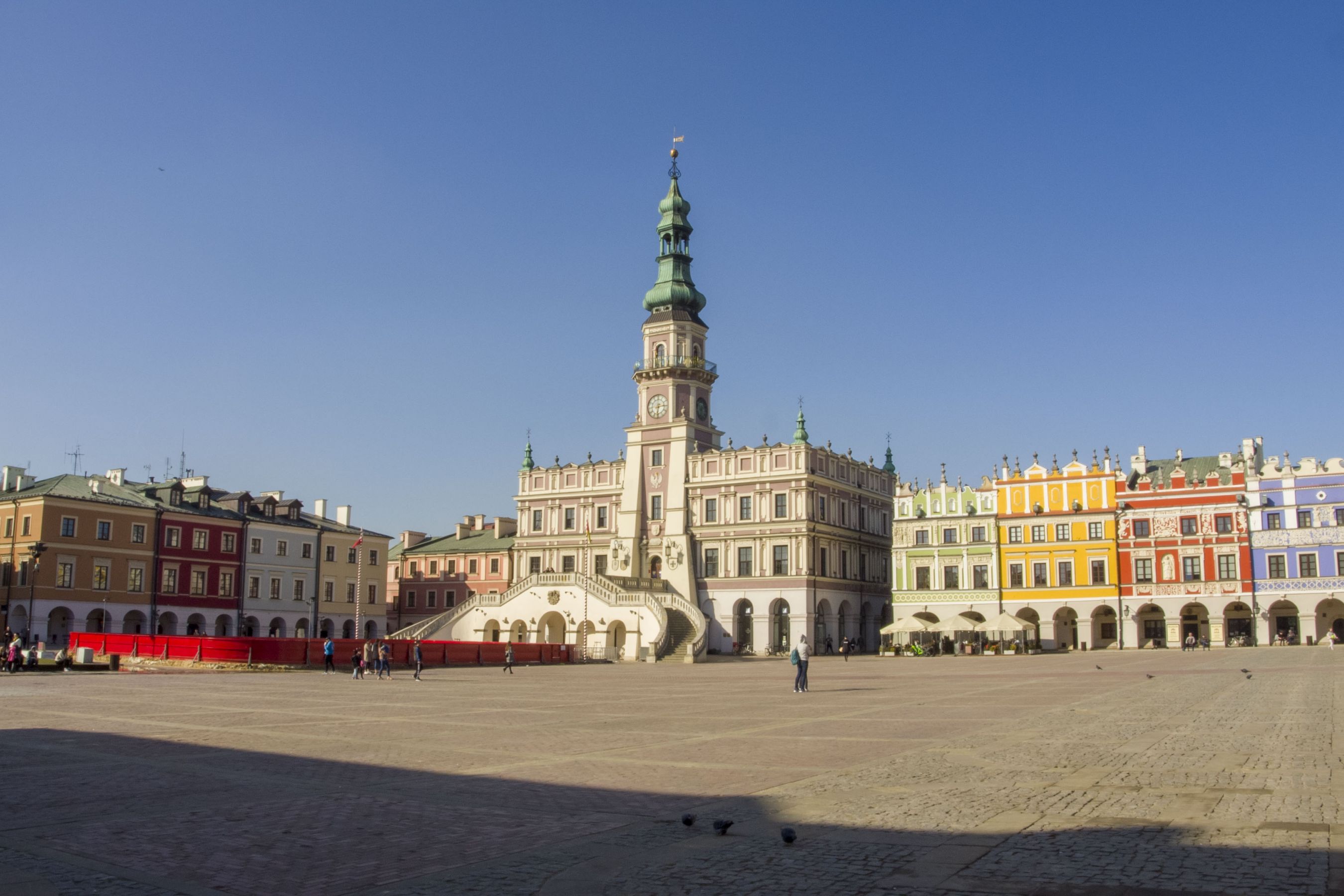 Roztocze Ratusz w Zamościu na Roztoczu.